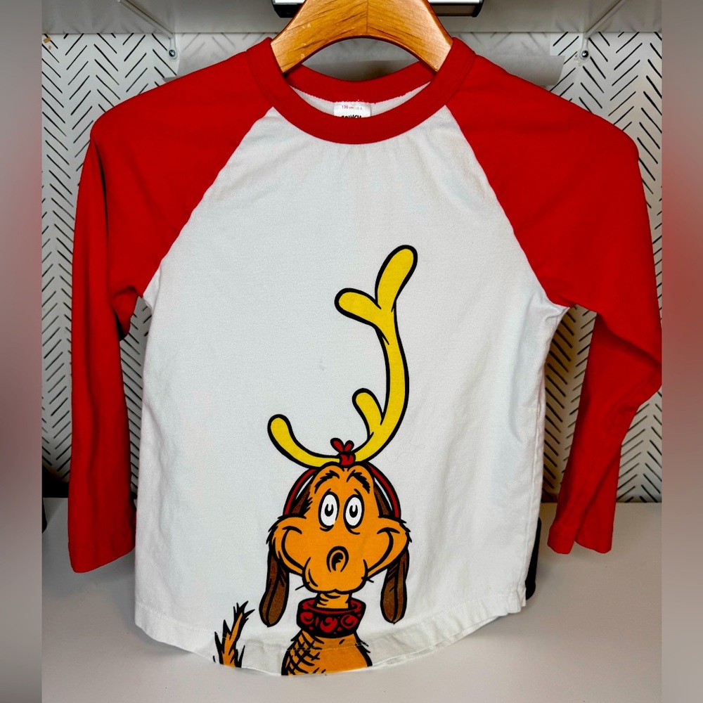 Hanna Andersson Grinch (Max) 3/4 tshirt, Size 8